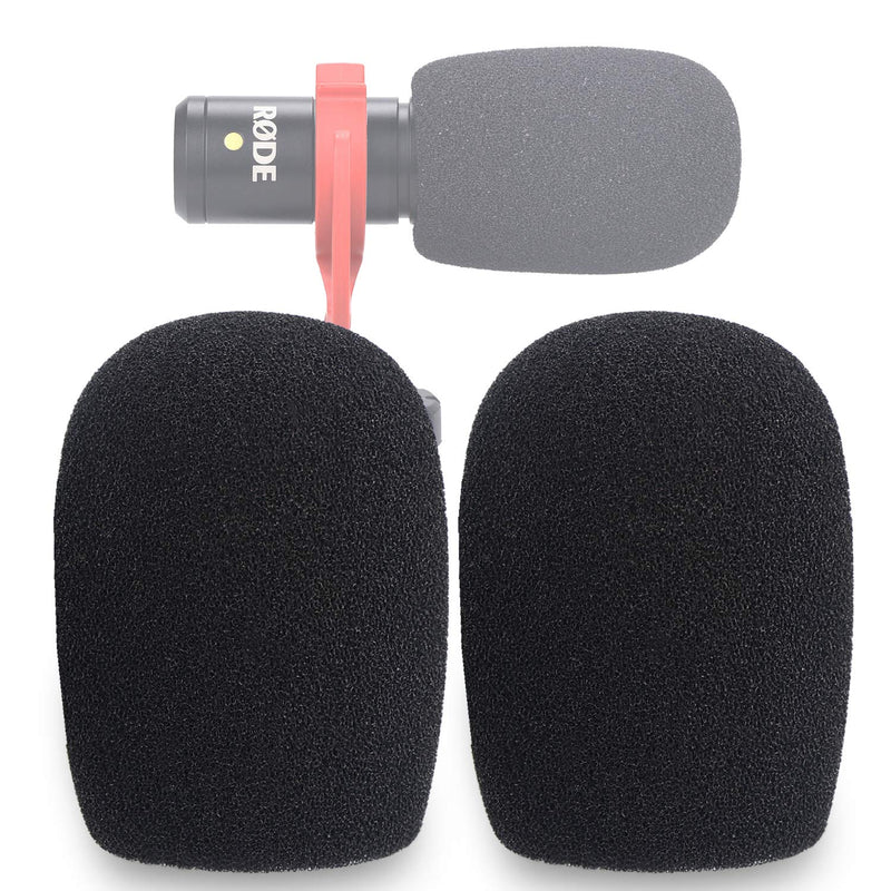  [AUSTRALIA] - SUNMON VideoMicro Windscreen Foam Cover, Windscreen Pop Filter for Rode VideoMicro Me Mini-Shotgun Microphone (2 PACK)