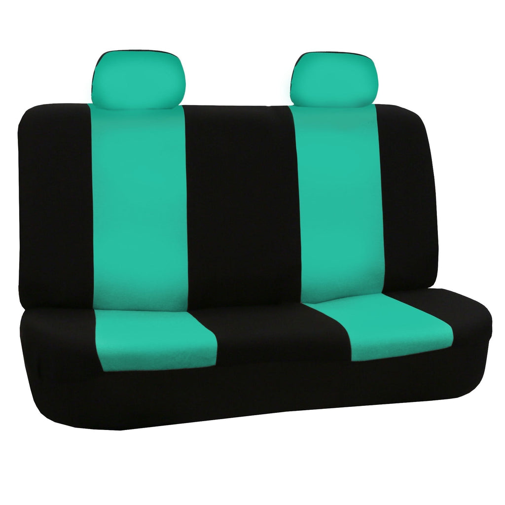  [AUSTRALIA] - TLH Flat Cloth Seat Covers Rear, Mint Color-Universal Fit for Cars, Auto, Trucks, SUV