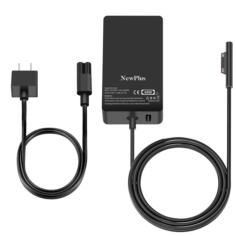  [AUSTRALIA] - NewPlus Surface Pro Charger, New Surface Pro Charger, 44W 15V 2.58A, Compatible for Microsoft Surface Pro 3, Pro 4, Pro 5, Pro 6, Surface Laptop 1/2, Surface Book & Surface Go,with 5V 1A USB