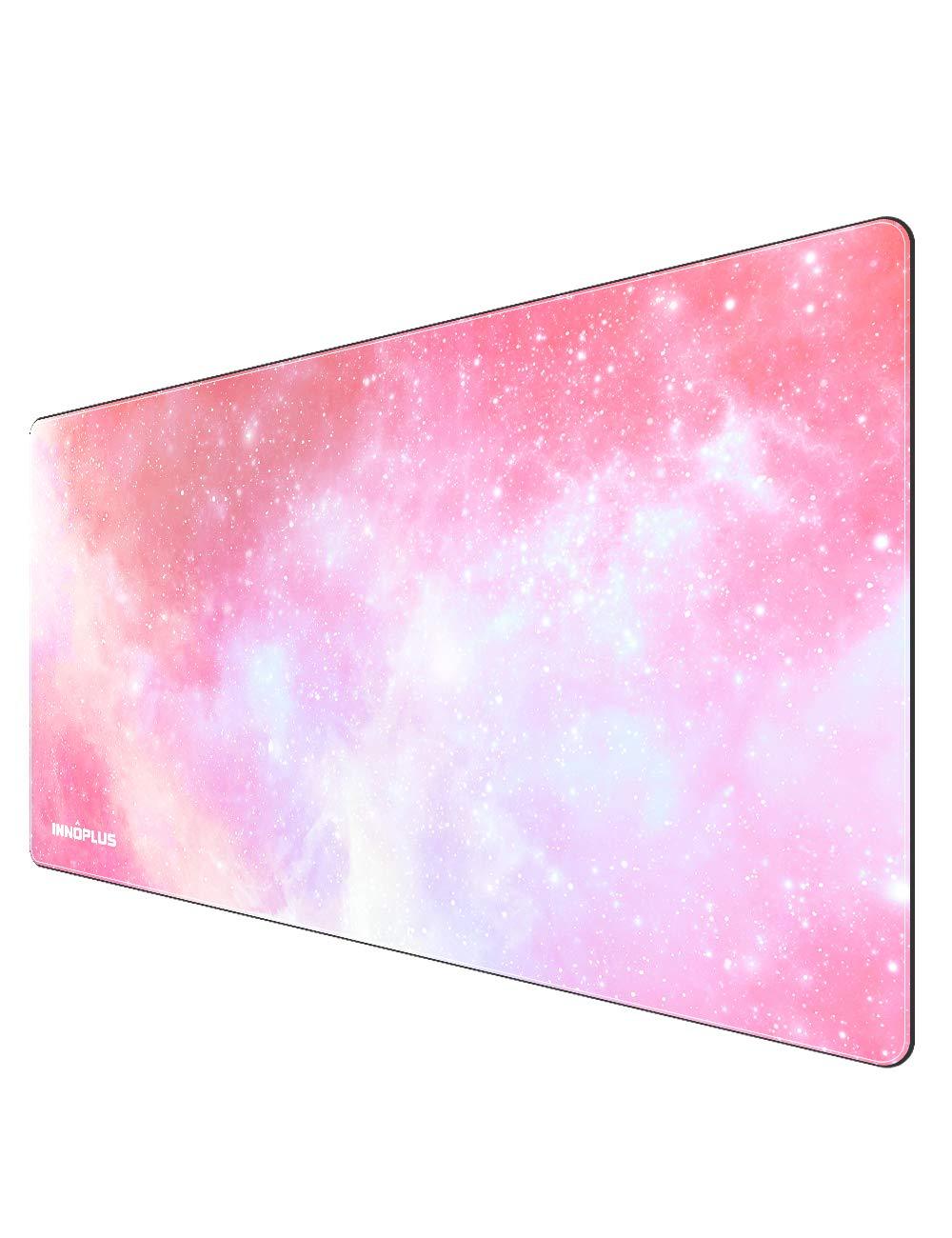 Gaming Mouse Pad, Large Mouse Pad XL Pink, Mouse Pads for Computers 31.5×15.75In, Large Extended Gaming Keyboard Mouse Pads, Big Desk Mouse Mat Designed for Gaming Surface/Office, Durable Edges - LeoForward Australia