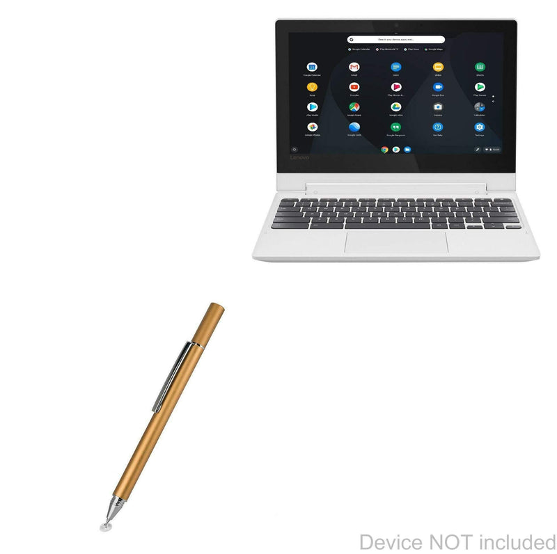 Stylus Pen for Lenovo C330 Convertible 2-in-1 Chromebook (11.6") (Stylus Pen by BoxWave) - FineTouch Capacitive Stylus, Super Precise Stylus Pen - Champagne Gold - LeoForward Australia