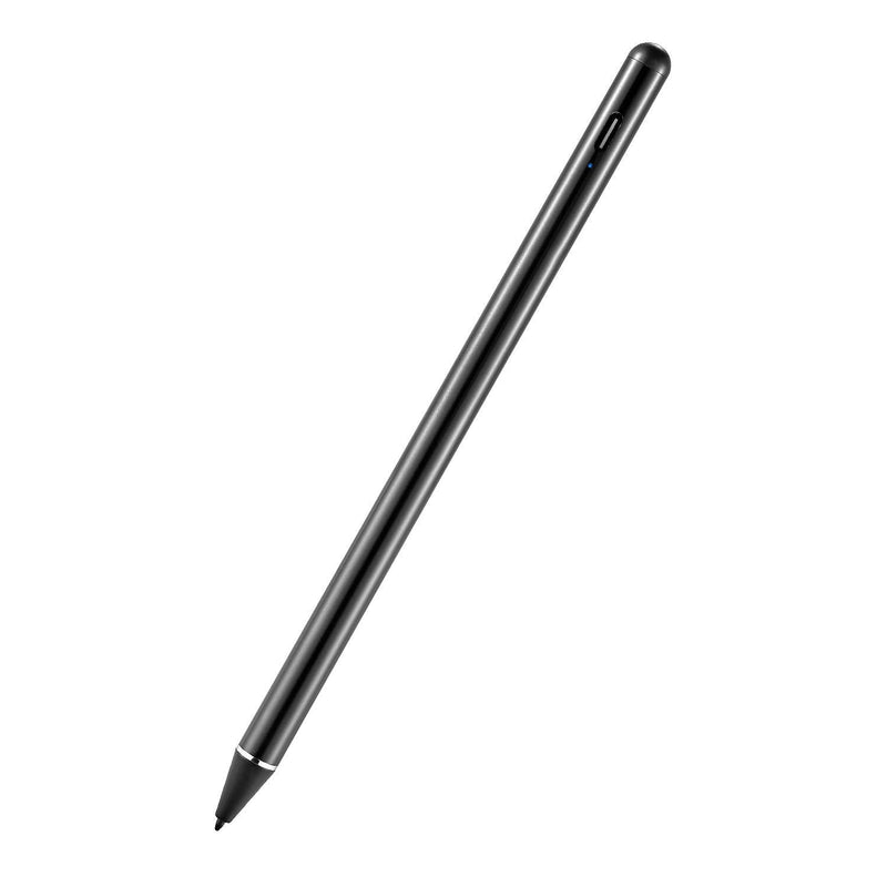 Stylus Pen 2nd Gen,with Palm Rejection,for iPad Pro(3rd Gen 11 inch&12.5 inch)/iPad Air(3rd Gen)/iPad Mini(5th Gen)/ iPad 2018(6th Gen),High Precision Pen Designed for 2018&2019 iPad (Black) black - LeoForward Australia