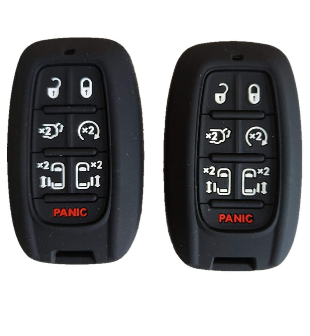  [AUSTRALIA] - Silicone Smart Key Fob Covers Case Protector Keyless Remote Holder for Chrysler Pacifica