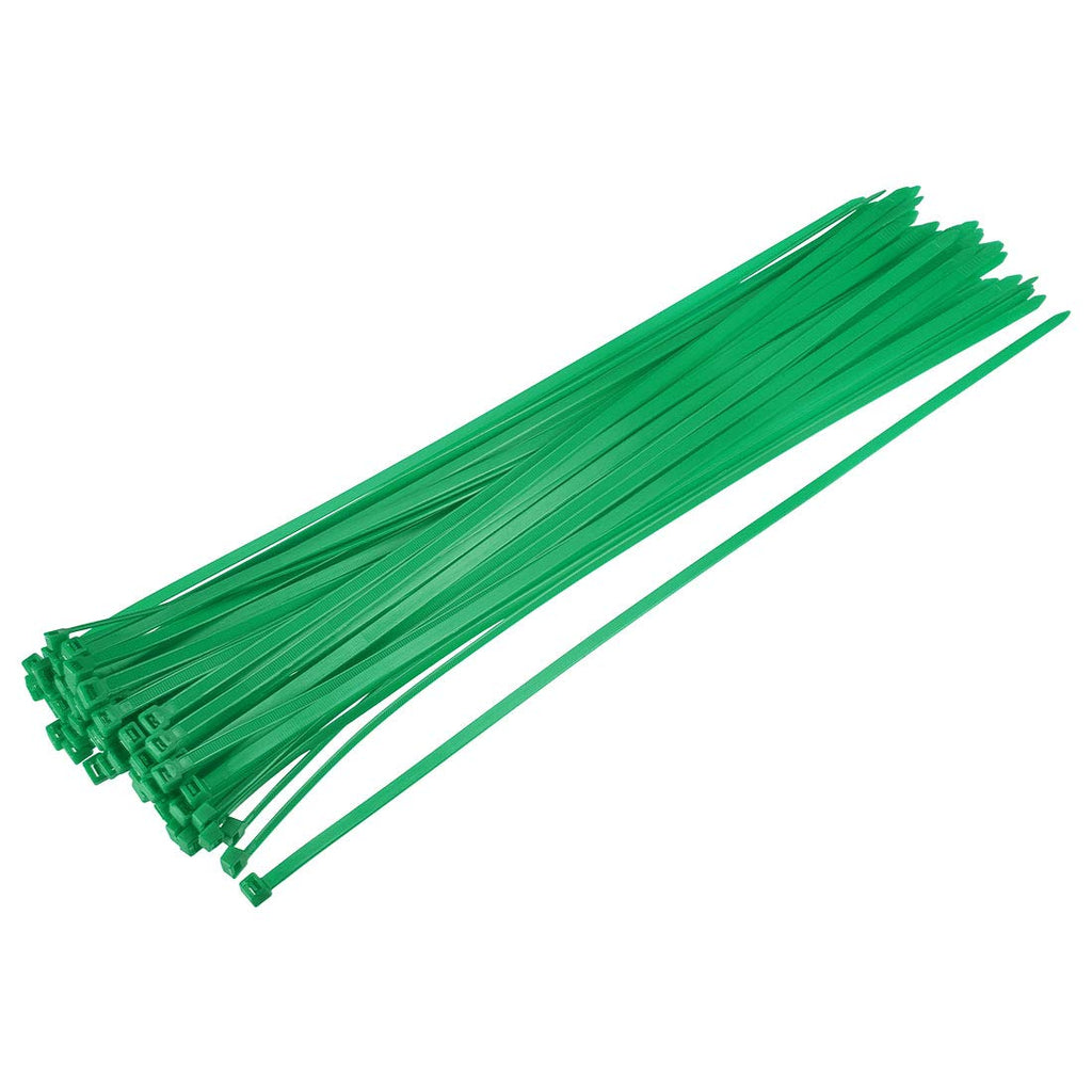  [AUSTRALIA] - uxcell 40pcs Cable Zip Ties 20 Inch x 0.3 Inch Self-Locking Nylon Tie Wraps Green