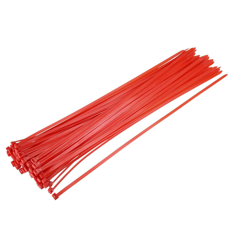  [AUSTRALIA] - uxcell 40pcs Cable Zip Ties 20 Inch x 0.3 Inch Self-Locking Nylon Tie Wraps Red