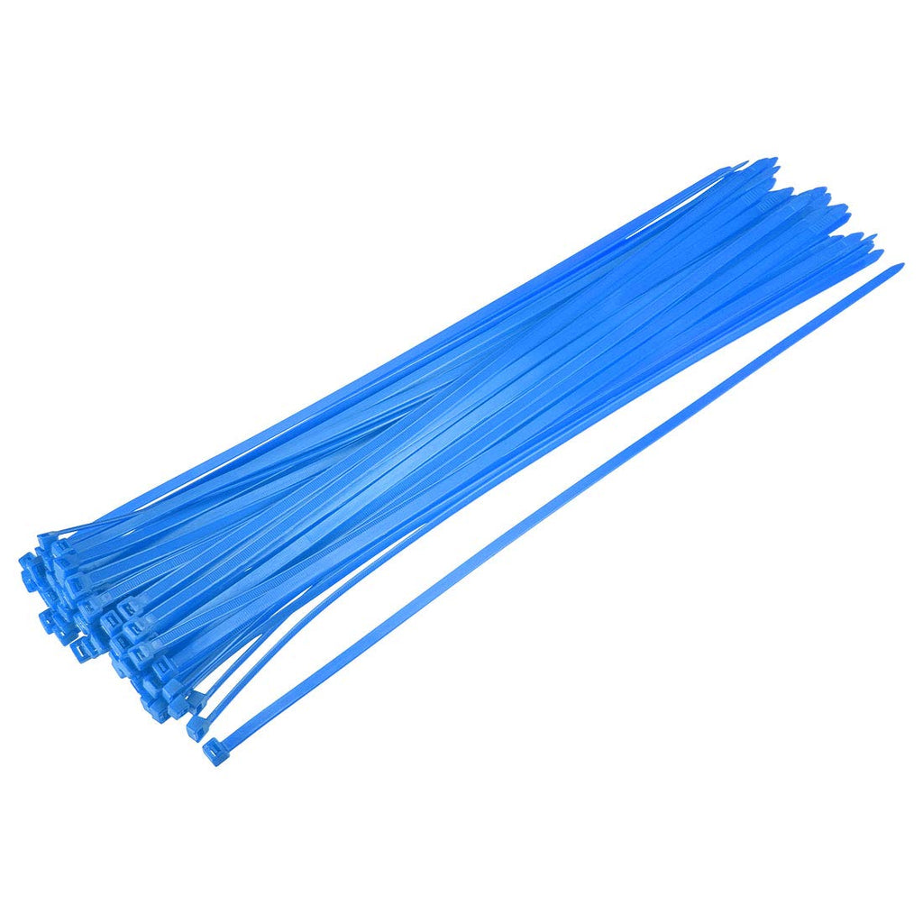  [AUSTRALIA] - uxcell 40pcs Cable Zip Ties 20 Inch x 0.2 Inch Self-Locking Nylon Tie Wraps Blue