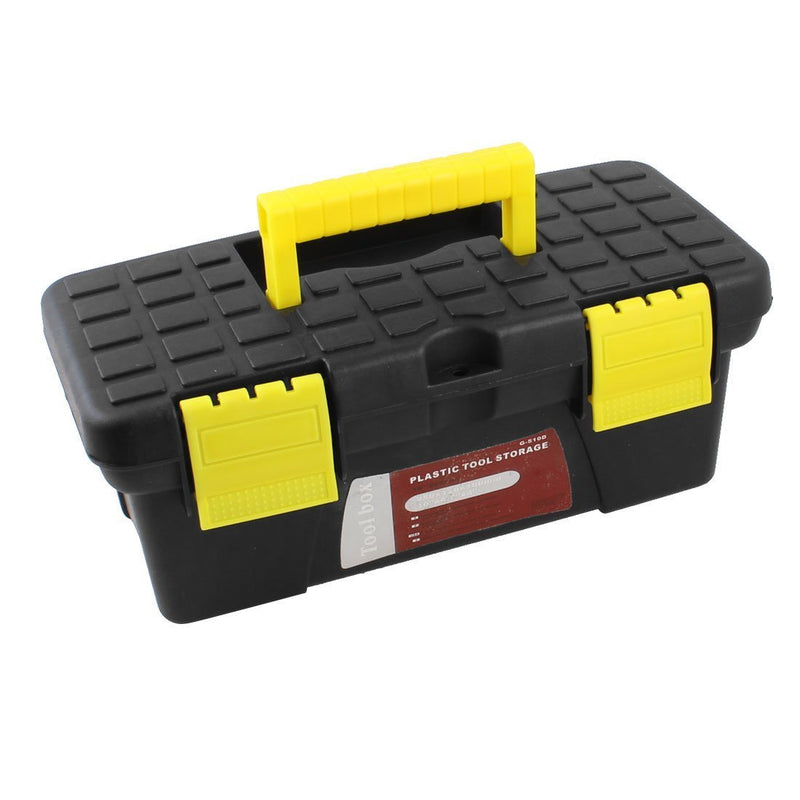  [AUSTRALIA] - Utoolmart ABS Material Layers Black Tool Box Container Toolbox Toolkit Zipper Design Hand Strap Carrying Tool Boxes And Handle Tool Box 12.5 inch