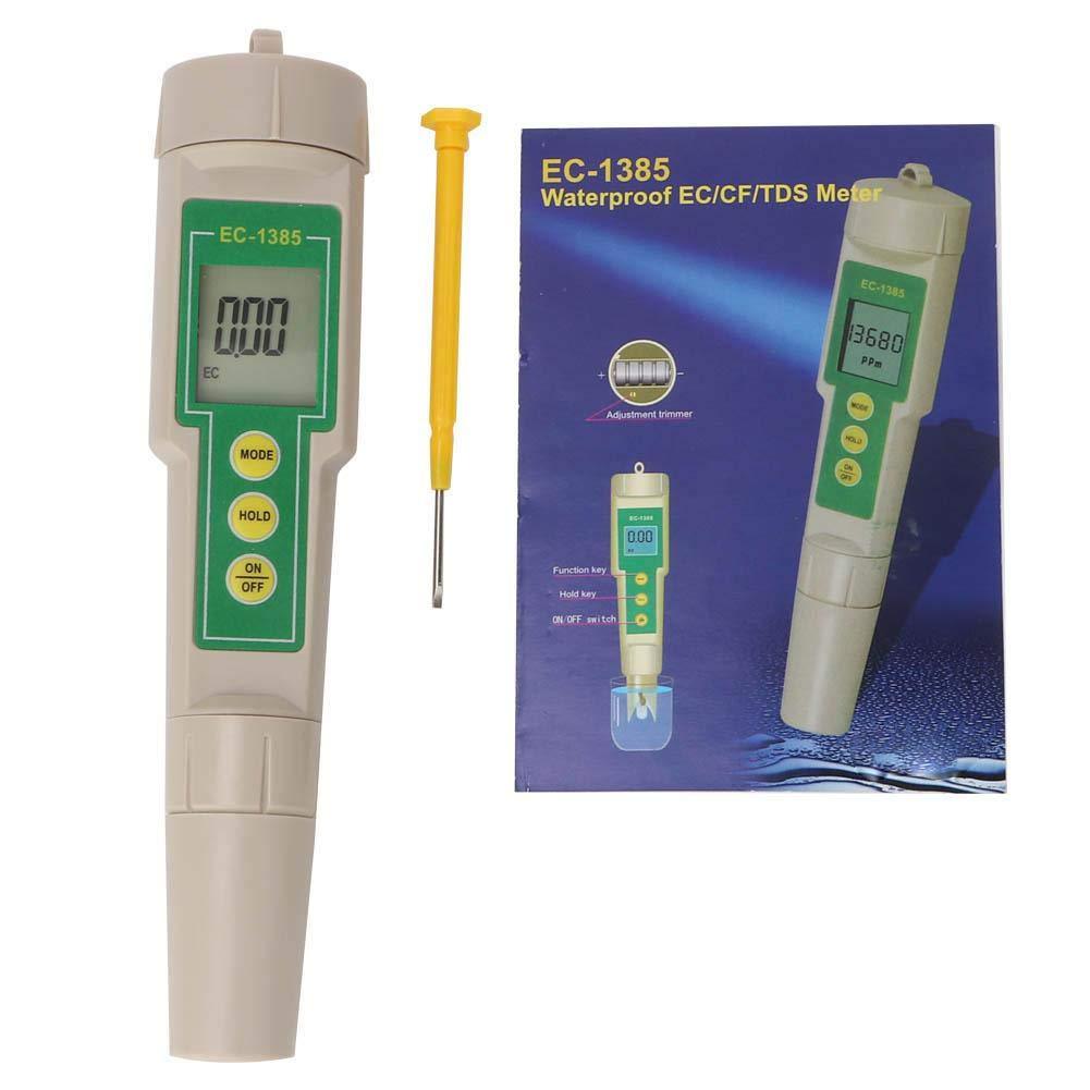 3 in 1 PH Meter High Precision Handheld Pen Type Water Quality Tester Conductivity Detector EC/CF/TDS Tester, EC-1385(Graphite Sensor) - LeoForward Australia