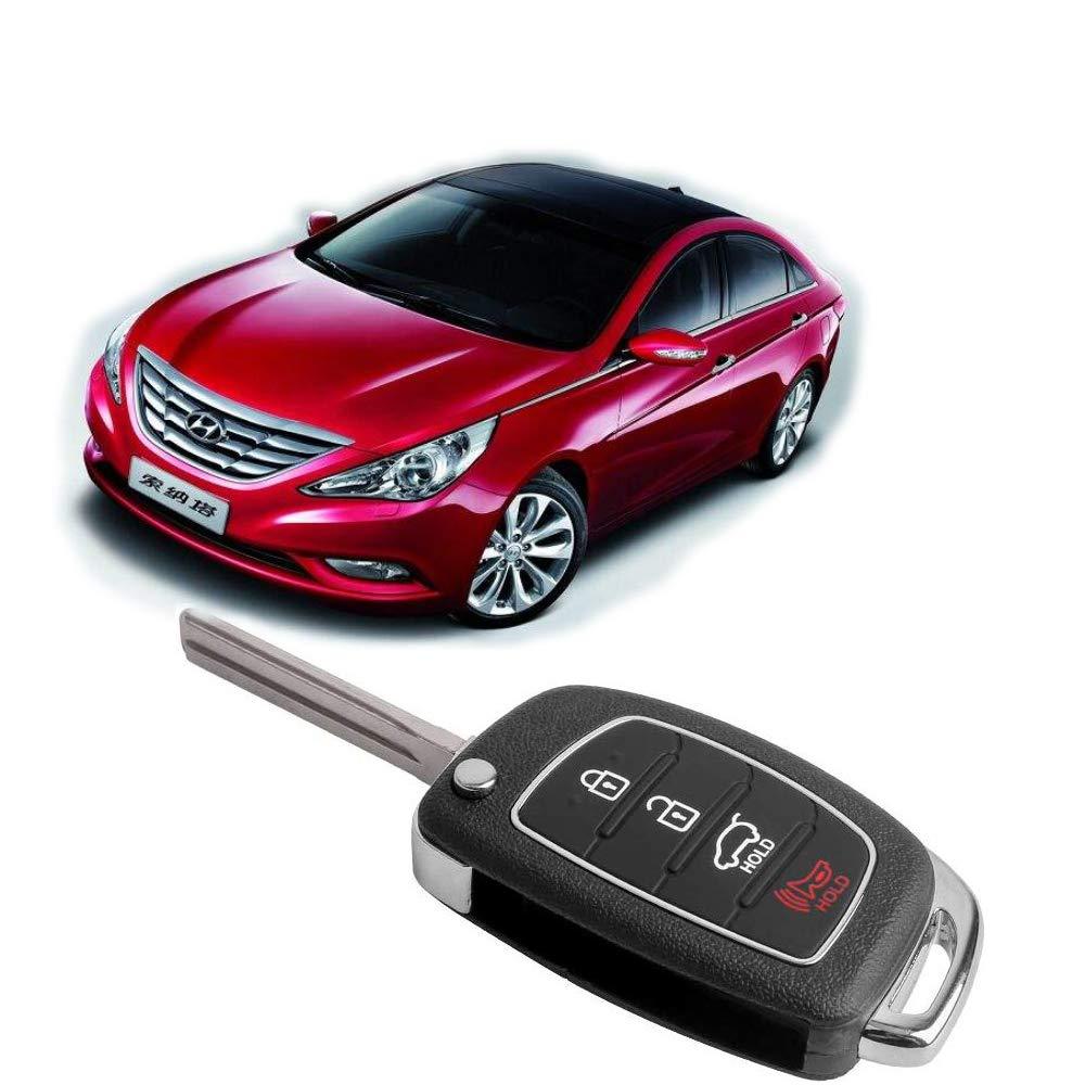  [AUSTRALIA] - VOFONO Keyless Entry Remote Key Fob Compatible with 2014 2015 2016 2017 Hyundai Sonata FCC ID: TQ8-RKE-4F16 / P/N: 95430-C1010