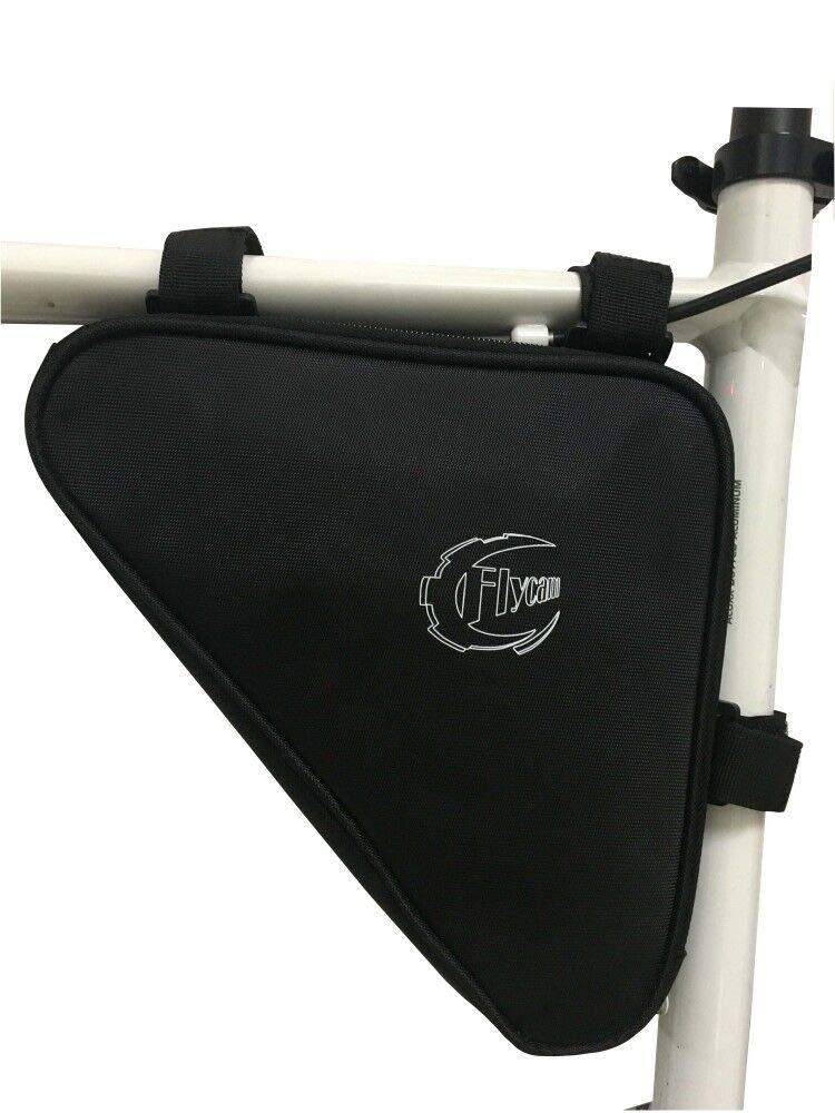  [AUSTRALIA] - SunPower Sport Bicycle Bike Storage Frame Bag Pack Triangle Saddle Frame Pouch Bicycle Front Tube Triangle Water Resistant Cycling Storage Pack BB001(Black) Black