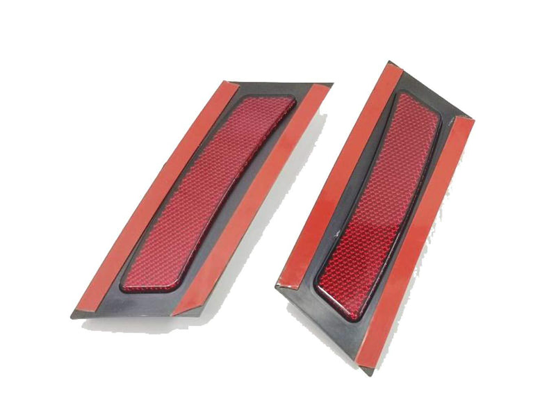 Front Bumper Fender Reflector Side Marker Lights Replacement Turn Signal Lamps for 2007-2010 BMW X5 E70 Pre-LCI (Red Lens) Red Lens - LeoForward Australia