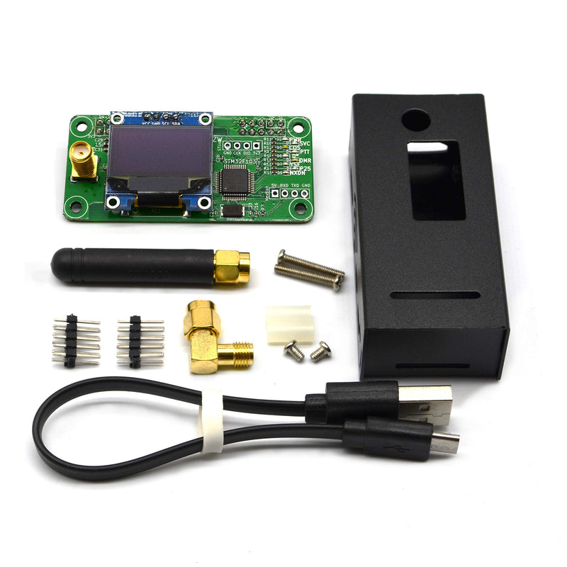  [AUSTRALIA] - MMDVM Hotspot Board + Aluminium Case Support UHF VHF Support P25 DMR YSF DSTAR NXDN POCSAG for Raspberry Pi-Zero W, Pi 3 (Raspberry Pi NOT Included)