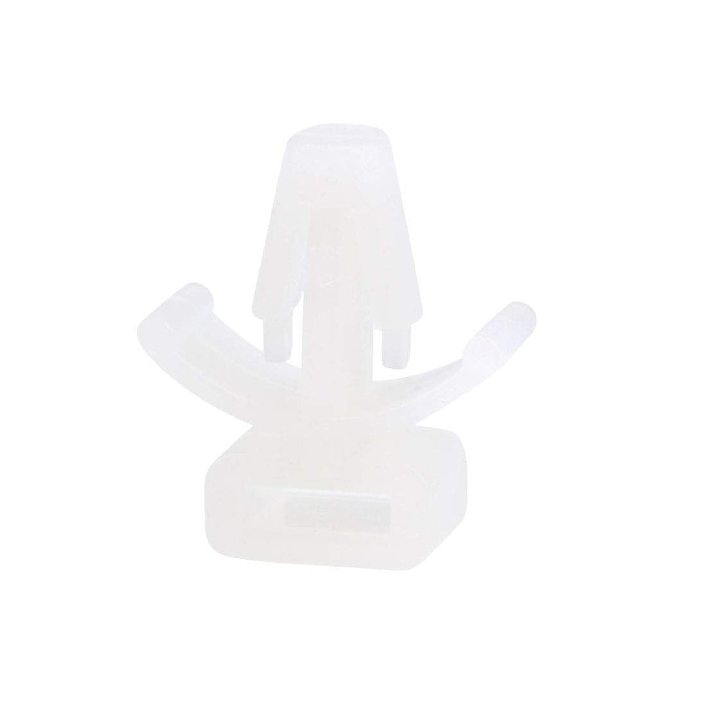  [AUSTRALIA] - uxcell Cable Tie Base Saddle Type Mount Wire Holder Permanently Anchor To Wall Desk 17x15x7mm White 50pcs