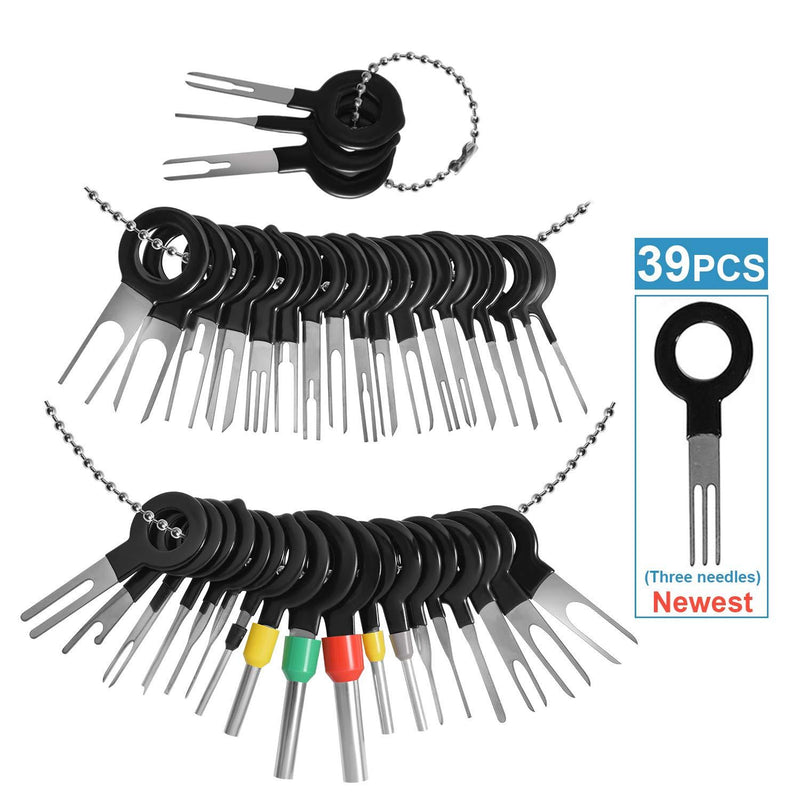 MENKEY Terminal Removal Tool Kit for Car, 39 Pieces Wire Connector Pin Release Key Extractor Tools Set for Most Connector Terminal - LeoForward Australia