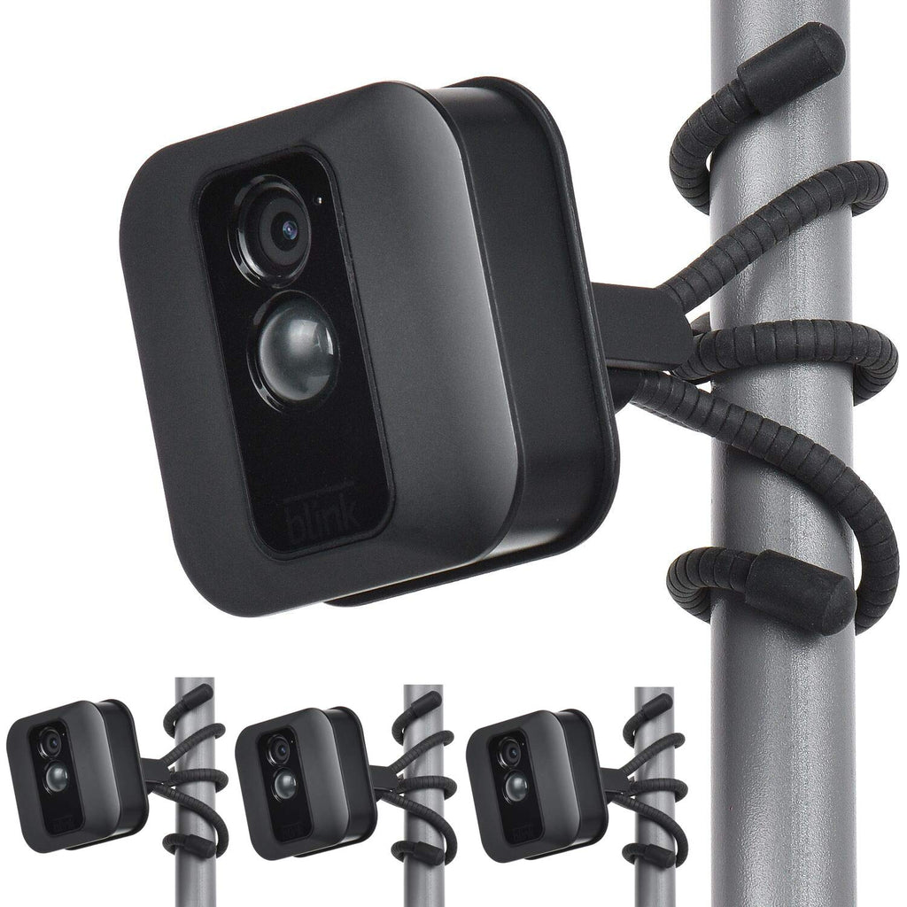  [AUSTRALIA] - Uogw 3 Pack Flexible Tripod for Blink XT,Blink XT2,Blink Mini,All-New Blink Outdoor,Wall Mount Bracket,Attach Your Blink Home Security Camera Everywhere - Black