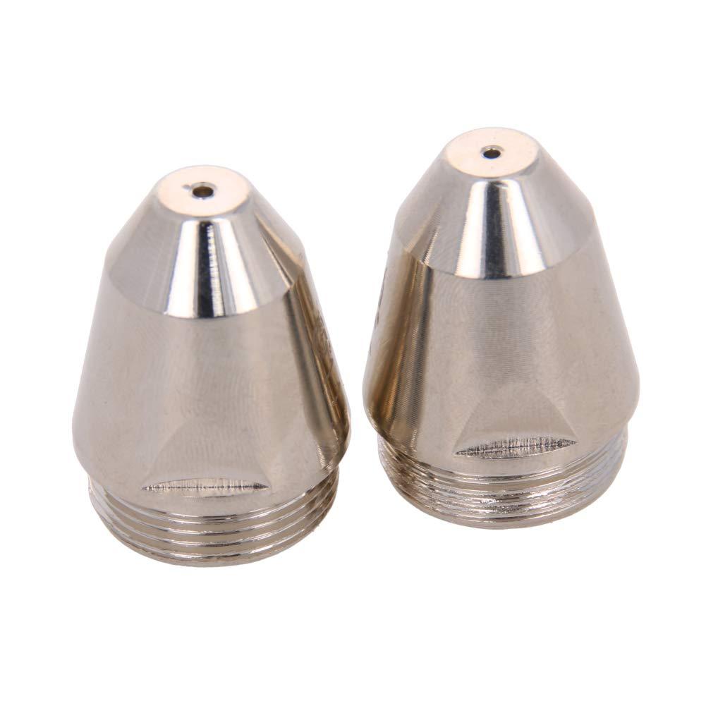  [AUSTRALIA] - Utoolmart Ceramic P80 Plasma Cutter Torch Electrodes Cutting Nozzle Shield Cup for Air Plasma Cutting Machine 2 PCS P810，2PCS