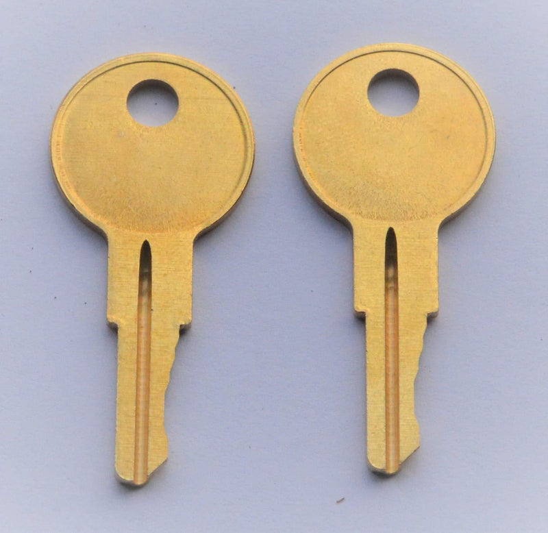  [AUSTRALIA] - CH545 UWS Pair of 2 - Replacement New Keys for CH545 UWS Truck Tool Box Lock. Key pre Cut to Code by keys22