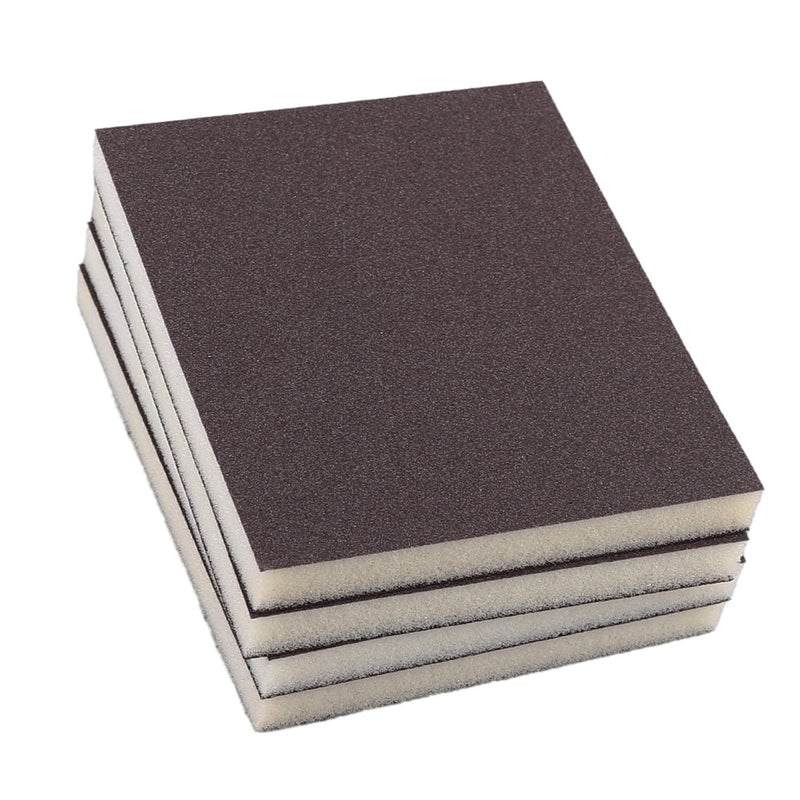  [AUSTRALIA] - Utoolmart Gray Sanding Sponge Sanding Blocks 150-Grits Medium Grit Sand Block Pad for Kitchen Metal/Drywall/Wood 4pcs 150# Grey