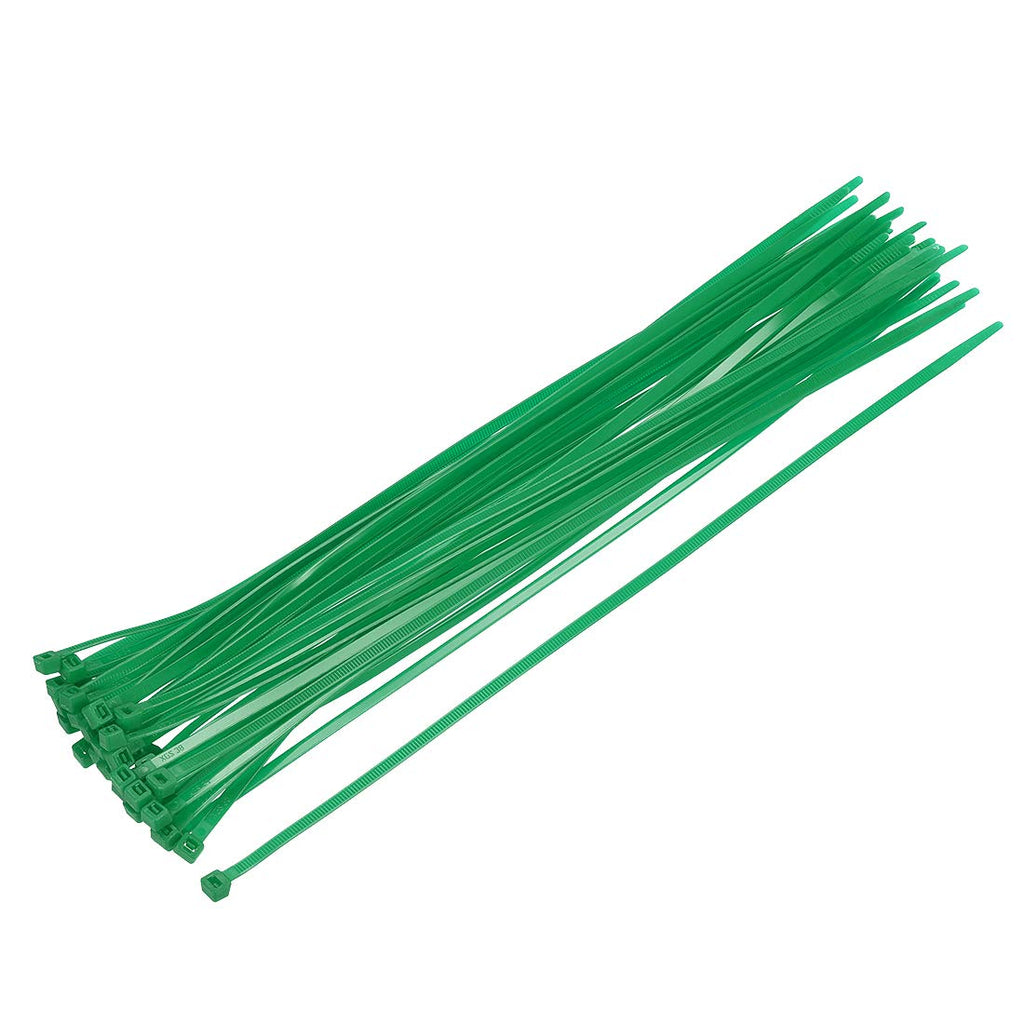  [AUSTRALIA] - uxcell Cable Zip Ties 350mmx4.8mm Self-Locking Nylon Tie Wraps Green 60pcs