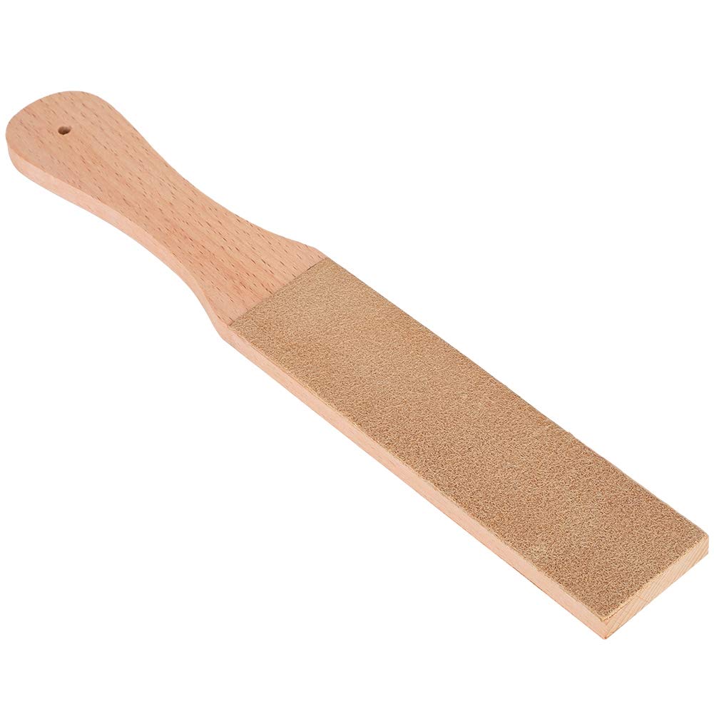  [AUSTRALIA] - Leather Sharpening Strop Tool Sharpening Stone Dual Sided Polishing Sharpener for Kitchen Hunting and Pocket Tool