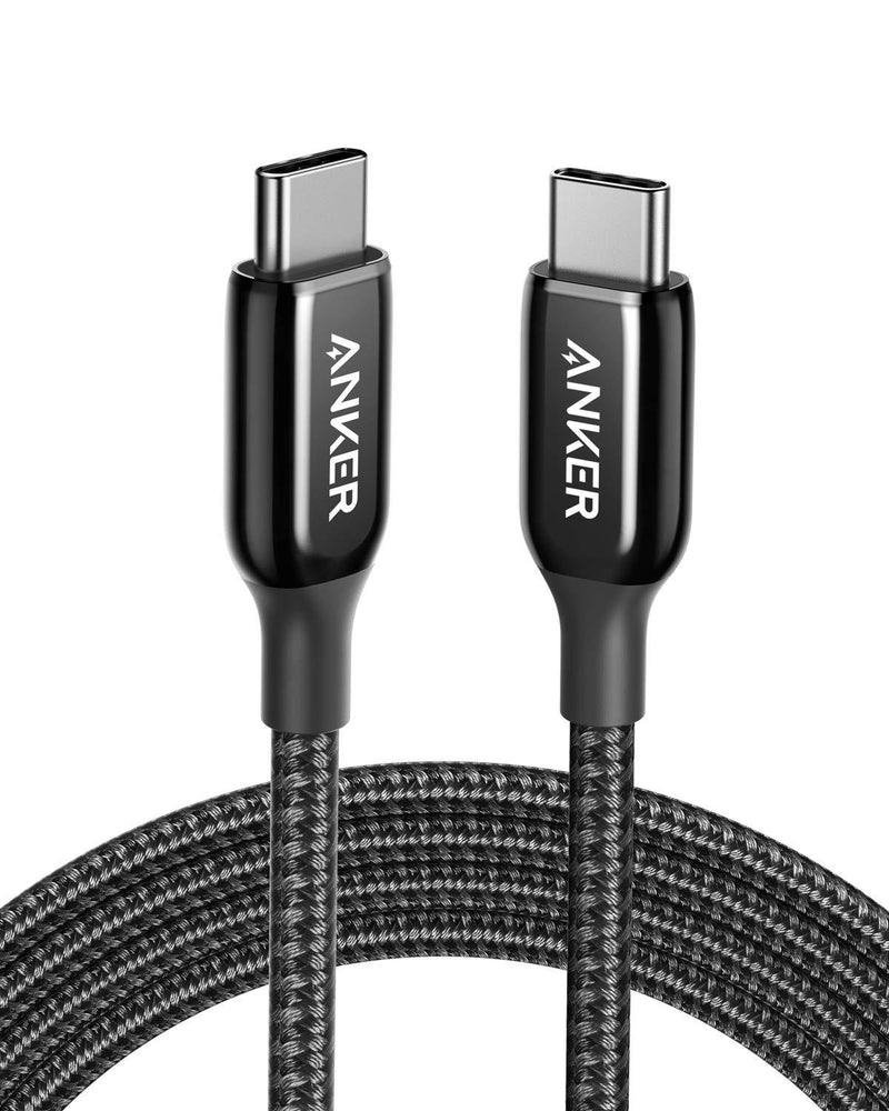 USB C Cable, Anker Powerline+ III USB C to USB C (6ft 2.0) USB-IF Certified Cable, 60W Power Delivery Charging for Apple MacBook, iPad Pro 2020, iPad Air 4, Google Pixel, and More (Black) Black - LeoForward Australia