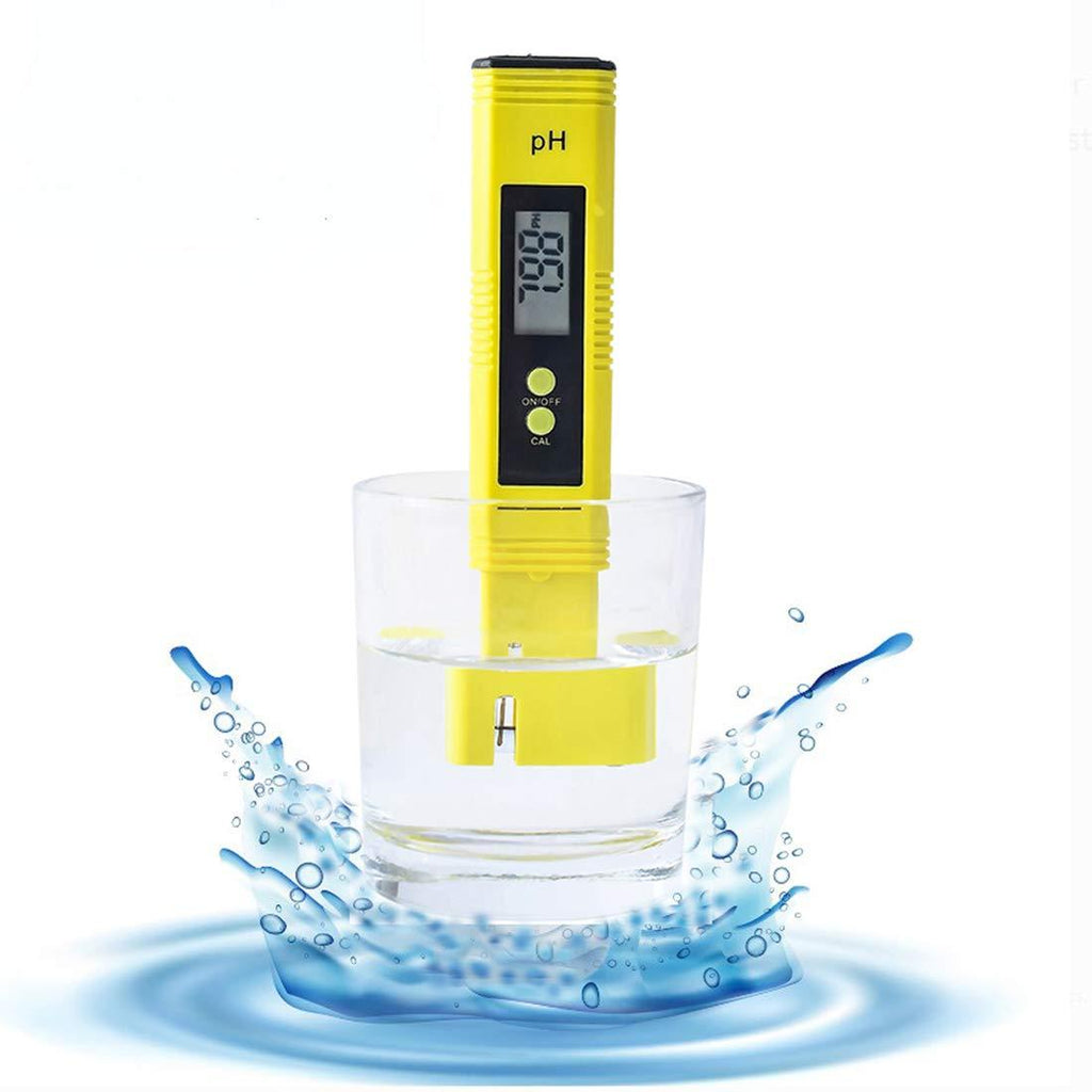 Digital PH Meter Water Quality Tester for Food Brewing Hydroponics Aquarium RO System Pools, 0-14PH Automatic Temperature Compensation 0.01pH Accuracy, 0-60 Celsius, 3 Pack with Calibration Solution - LeoForward Australia