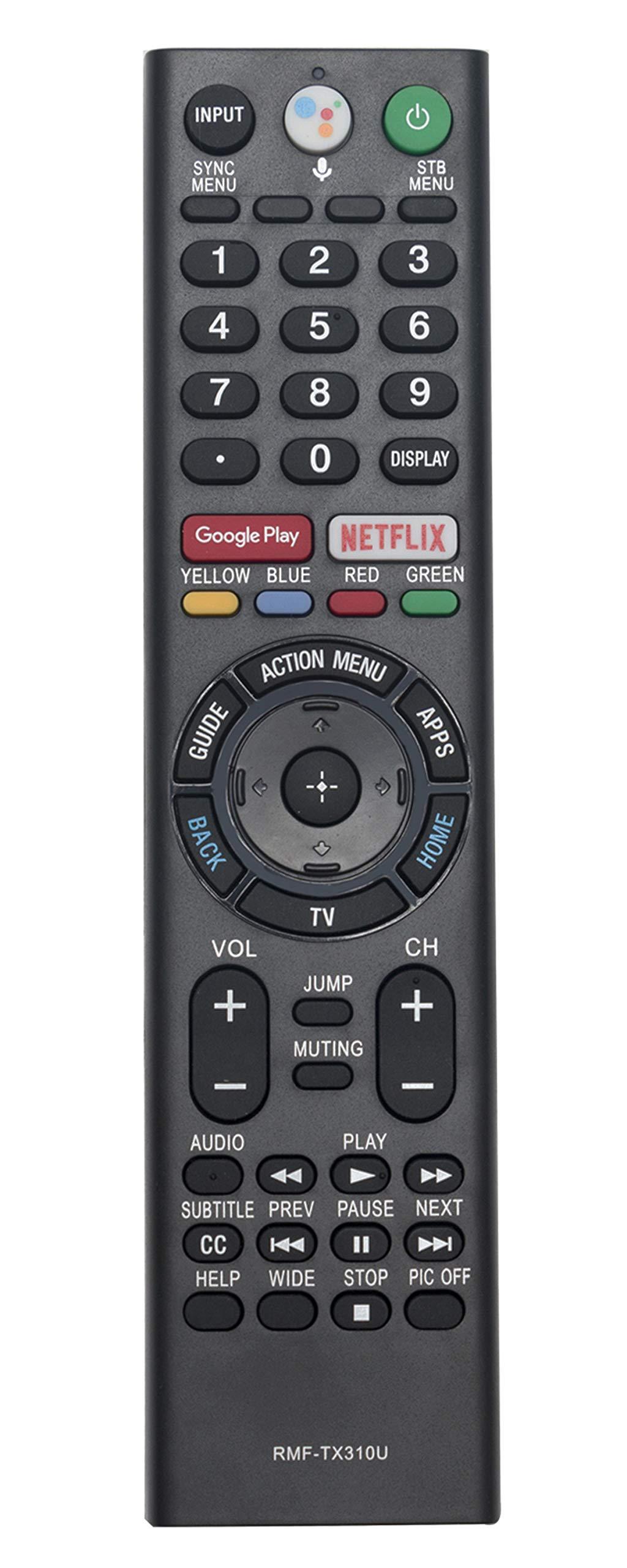 RMF-TX310U Replaced Voice Remote Control Compatible with Sony TV 4K Ultra HDR Smart TV XBR-65X900F XBR-75X900F XBR-85X900F XBR-65Z9F XBR-75Z9F XBR-55X900F XBR-49X900F XBR-55X800G XBR-75X800G - LeoForward Australia