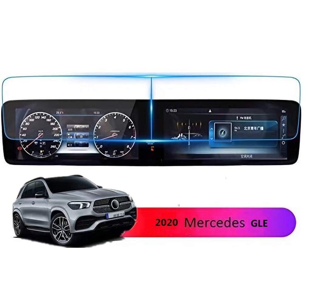 Screen Protector Compatible with 2020 2021 Mercedes Benz GLE GLS 12.3 inch Touch Screen,ZFM Anti Glare Scratch,Shock-resistant, Navigation Protection Accessories Premium Tempered Glass (V167) - LeoForward Australia