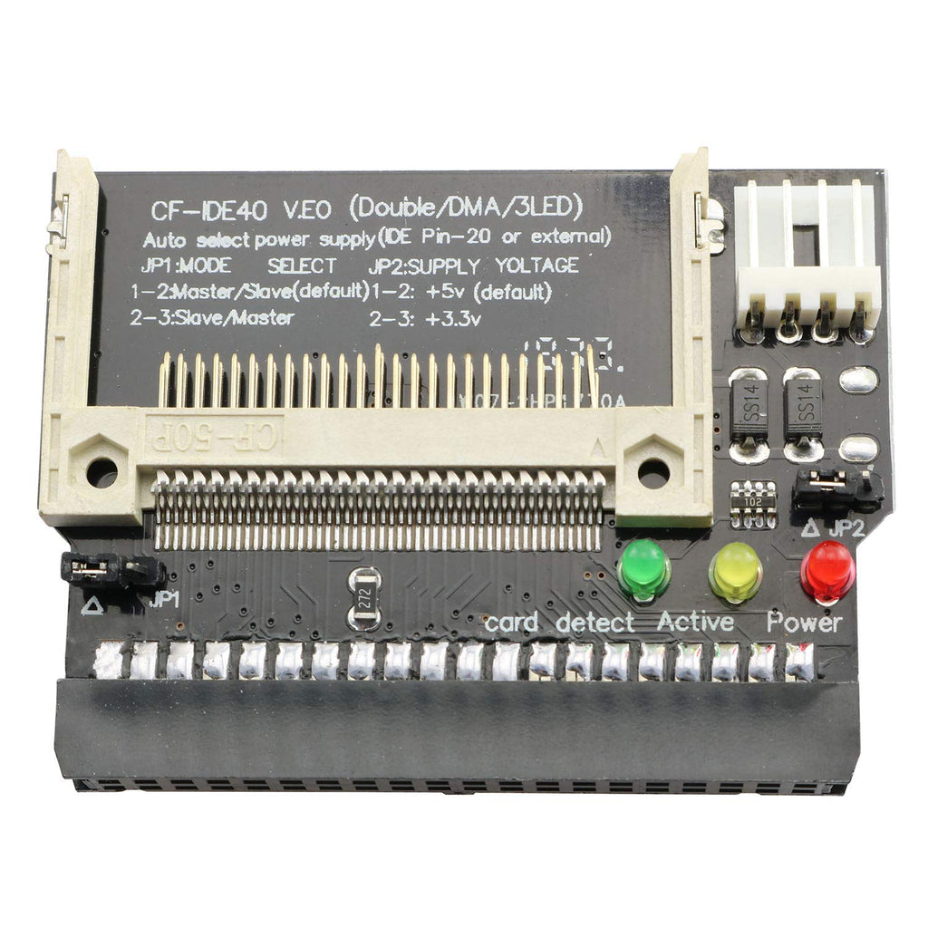  [AUSTRALIA] - PSCCO CF Card to 40-Pin IDE Adapter Compact Flash CF to IDE Bootable Converter