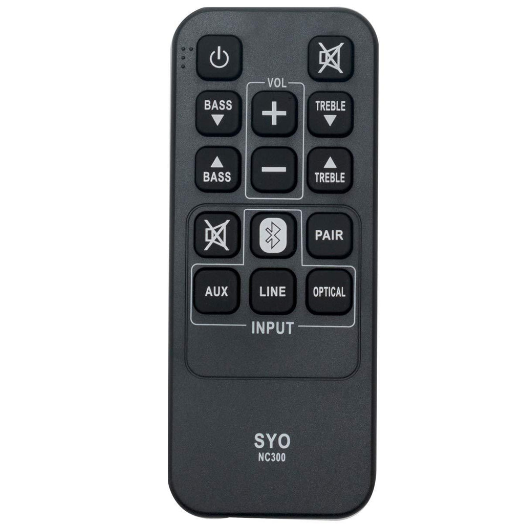 NC300 NC300UH Replacement Remote Control Applicable for Sanyo FWSB405FS FWSB405F Soundbar Home Audio System - LeoForward Australia