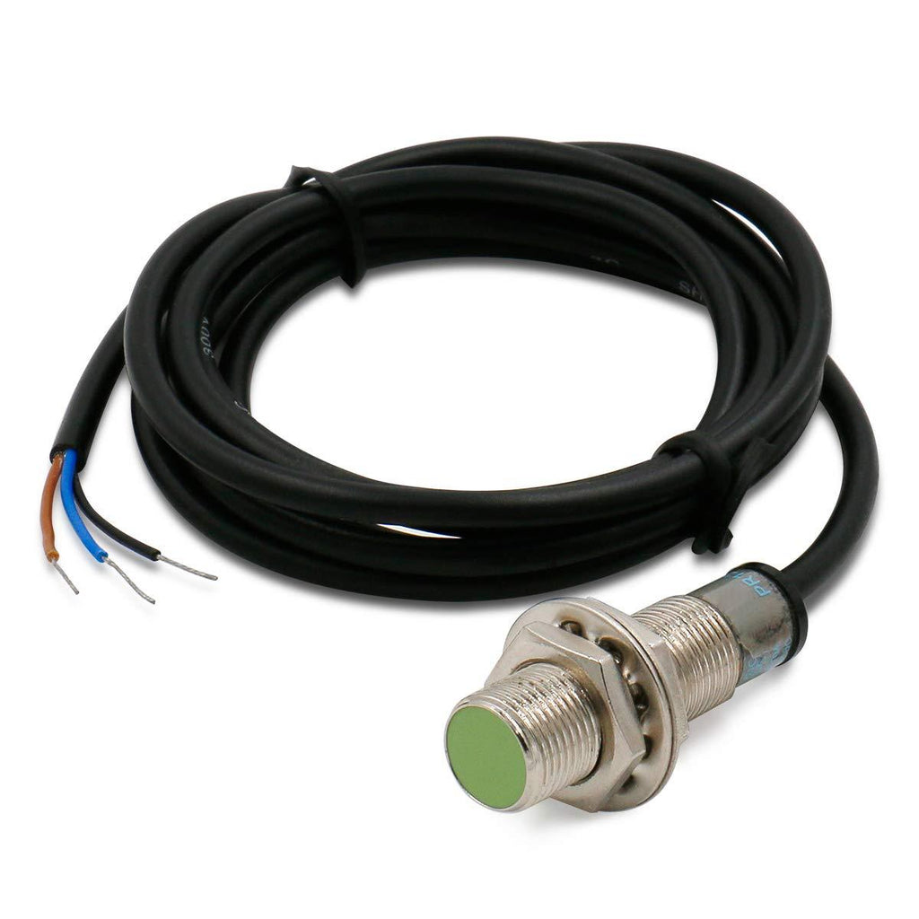 Heschen M12 Inductive Proximity Sensor Switch PR12-2DN Cylindrical Type Detector 2mm DC12-24V 3-Wire NPN NO(Normally Open) CE - LeoForward Australia