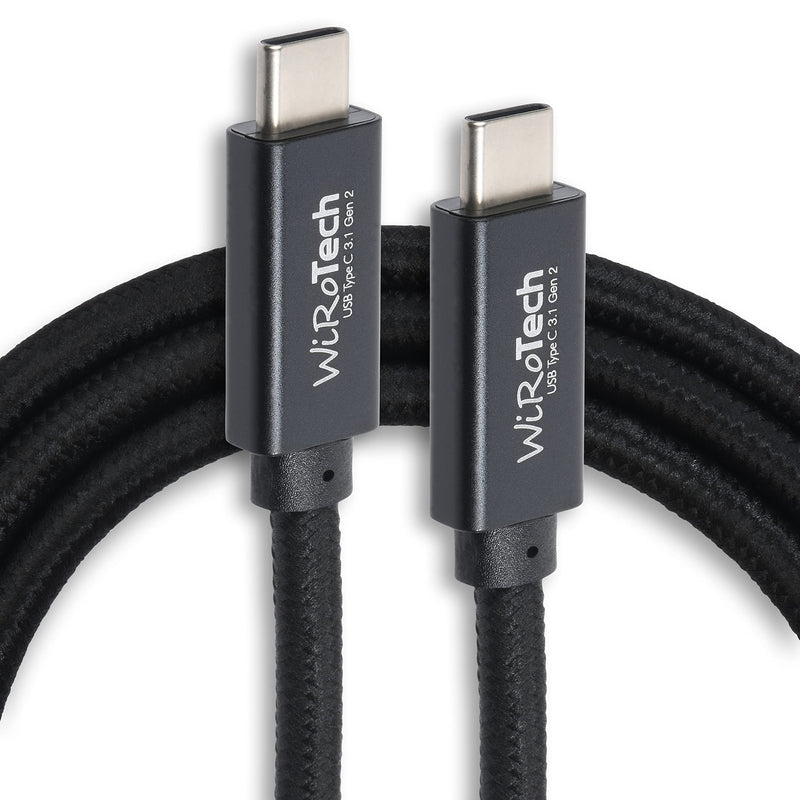  [AUSTRALIA] - WiRoTech Samsung Galaxy S22 Compatible Charging Cable, USB C 3.1 Gen2 10Gbps, Samsung S21 S20 Note, Meta Quest 2, Compatible with MacBook iPad and PC [Straight Connector] (Black, 10 Feet) Black