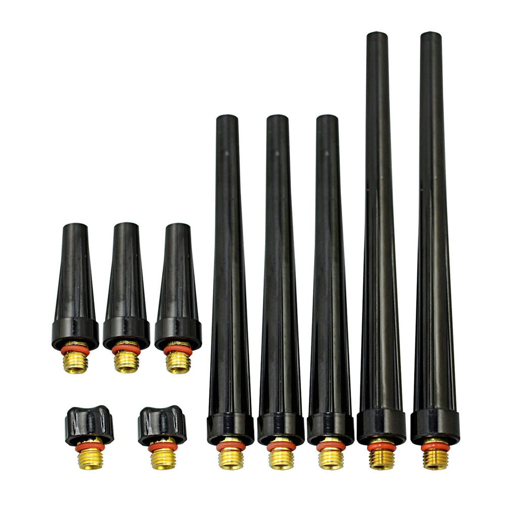  [AUSTRALIA] - RIVERWELD TIG Back Caps Long Medium Short 41V24 41V35 41V33 Fit SR PDA DB WP 9 20 25 TIG Welding Torch 10pcs