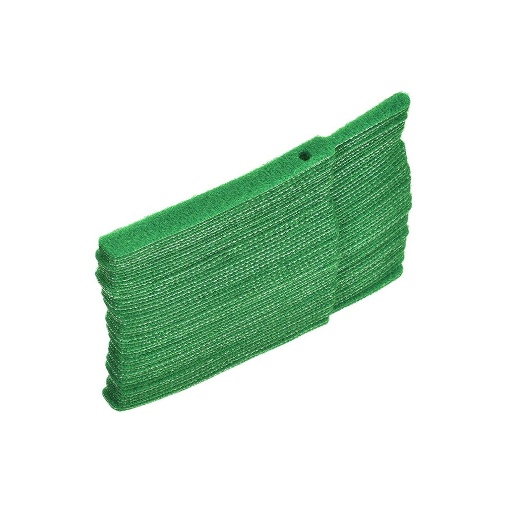  [AUSTRALIA] - uxcell Reusable Cable Ties, 4 Inch Hook and Loop Cord Wraps, Green Zip Tie 50pcs