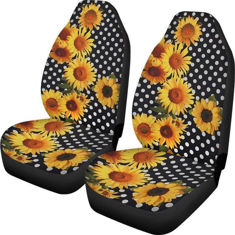  [AUSTRALIA] - Front Bucket Seat Cover for Women, Sunflower Print Seat Cover for Universal Cars, Trucks, Vans, SUV sunflower 11