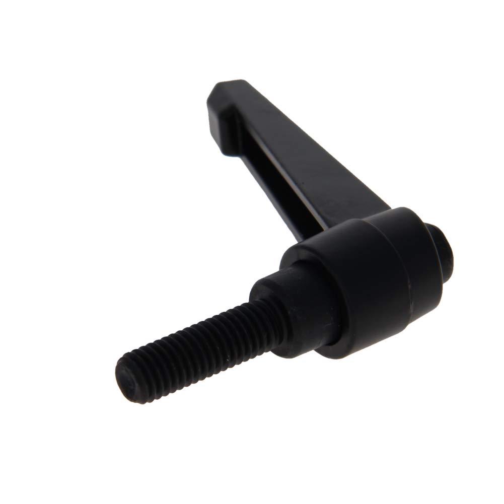 Othmro M8 Male Thread 25mm Length Black Handle Adjustable Clamping Lever Thread Push Button Ratchet Male Threaded Stud 1pcs(Without Washer) M8x25mm/0.98"，1pcs - LeoForward Australia