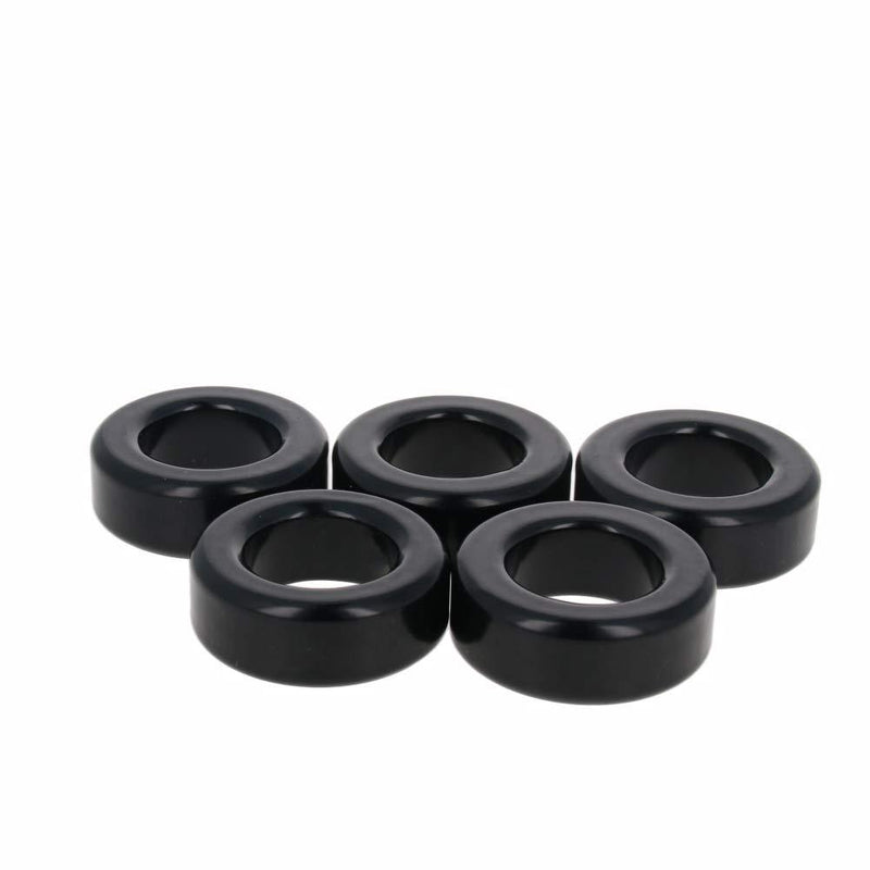 Fielect 10pcs Toroid Core, Ferrite Chokes Ring Iron Powder Inductor Ferrite Rings, Black, 24.1 x 39.9 x 14.5mm - LeoForward Australia