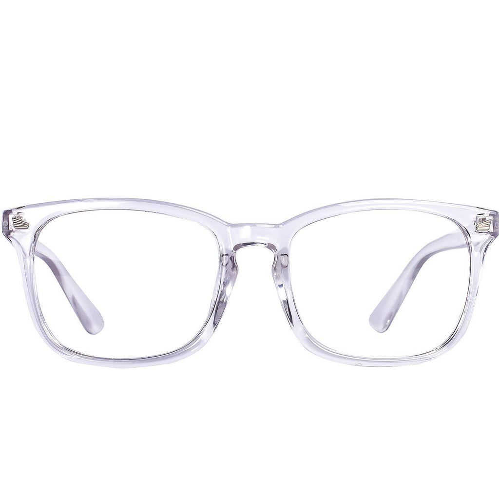  [AUSTRALIA] - Maxjuli Blue Light Blocking Glasses,Computer Reading/Gaming/TV/Phones Glasses for Women Men(Transparent) Transparent