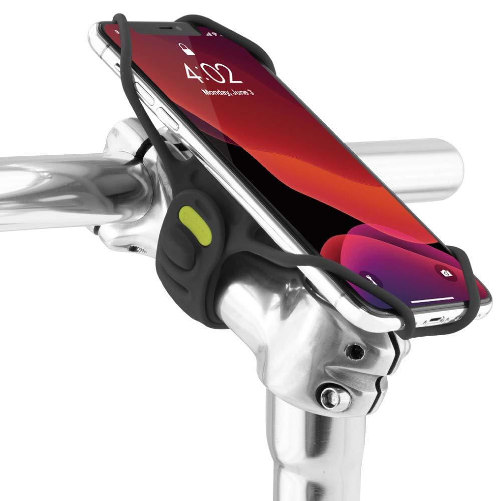 Bone Bike Tie Pro 3, Universal Bike Phone Mount for Stem Mount, Bicycle Motorcycle Phone Holder for iPhone 12 Pro Max Mini 11 X 8 7 6 Plus, Galaxy Note20 10 9 S20 10 9 8, Phones 5.8"-7.2" (Black) 1. Bike Tie Pro 3 - Stem Mount 1. Bike Tie Pro 3 - Black - LeoForward Australia