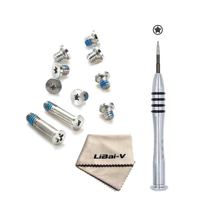  [AUSTRALIA] - LIBAI-V Repair Replacement Screwdriver for Macbook Air 11" (A1370, A1465) and 13" (A1369, A1466),Bottom Case Cover Repair Replacement Tool Kit Notebook Laptop PC Computer Screw