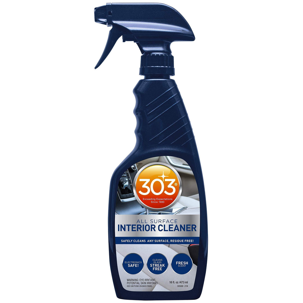  [AUSTRALIA] - 303 (30588CSR) Products Automotive All Surface Interior Cleaner - Safely Cleans Any Surface, Residue Free - Electronic Safe - Fresh Scent - Cleans Glass Streak Free, 16 fl. oz.