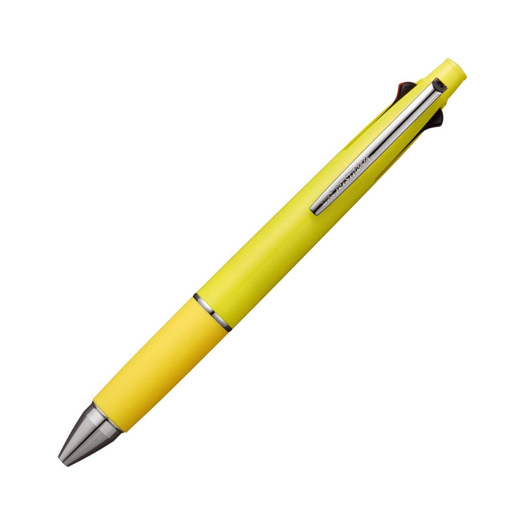  [AUSTRALIA] - uni Jetstream Multi Pen 4 and 1, 0.5mm Ballpoint Pen (Black, Red, Blue, Green) and 0.5mm Mechanical Pencil, Lemon Yellow (MSXE5100005.28)