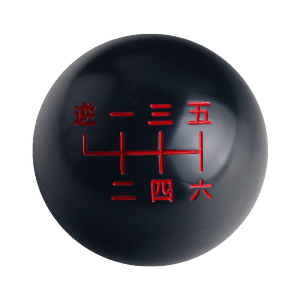  [AUSTRALIA] - DEWHEL 6 Speed Japanese Pistion Brusfed Black Shift Knob Weighted M12X1.25 M10X1.5 M10X1.25 M8X1.25 Short Shifter Reverse on Top Left