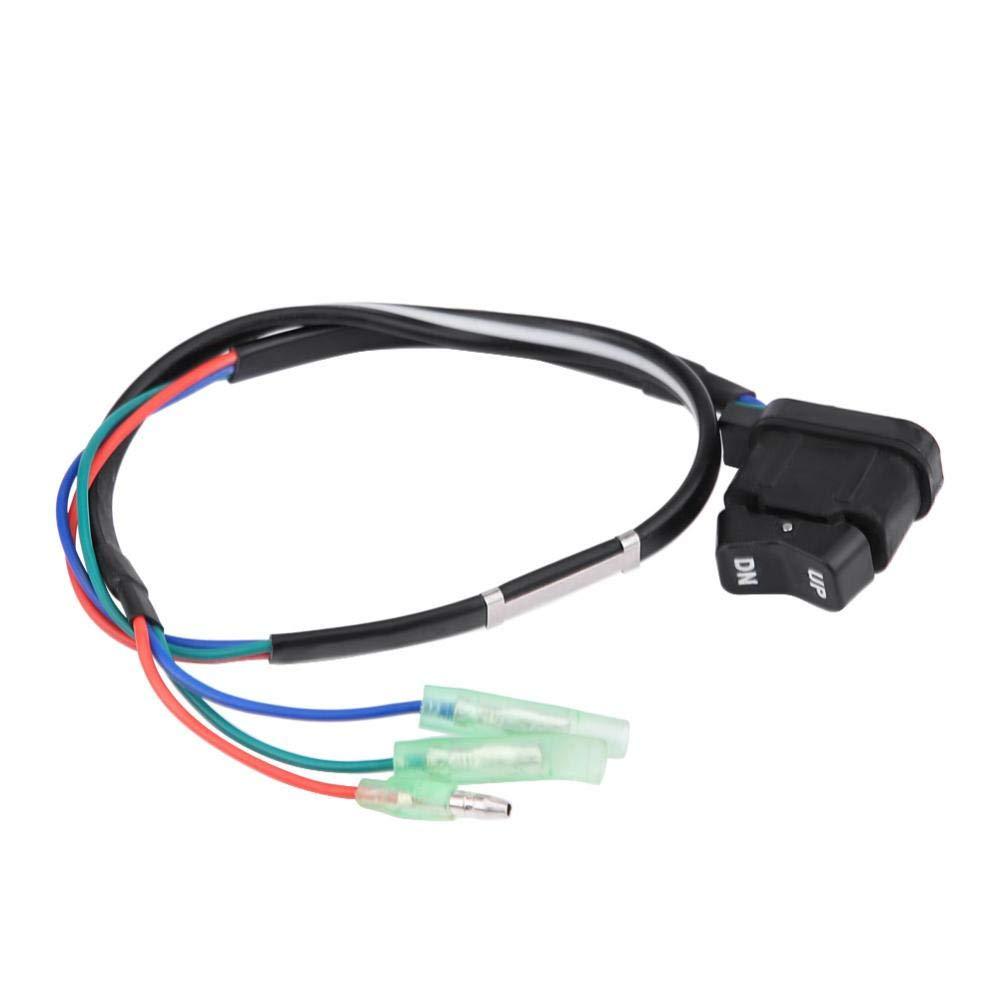  [AUSTRALIA] - Qiilu Car Tilt Trim Switch, 87-18286A43 Power Tilt Trim Switch Assembly for Mercury Outboard Remote Control Box