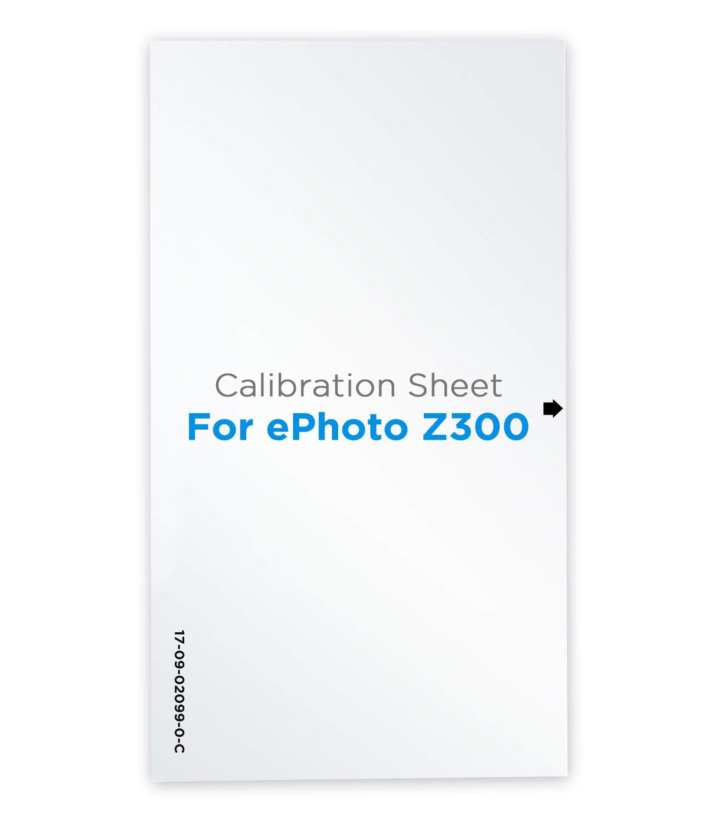  [AUSTRALIA] - Plustek Calibration Control Sheet - for ePhoto Z300 Scanner only