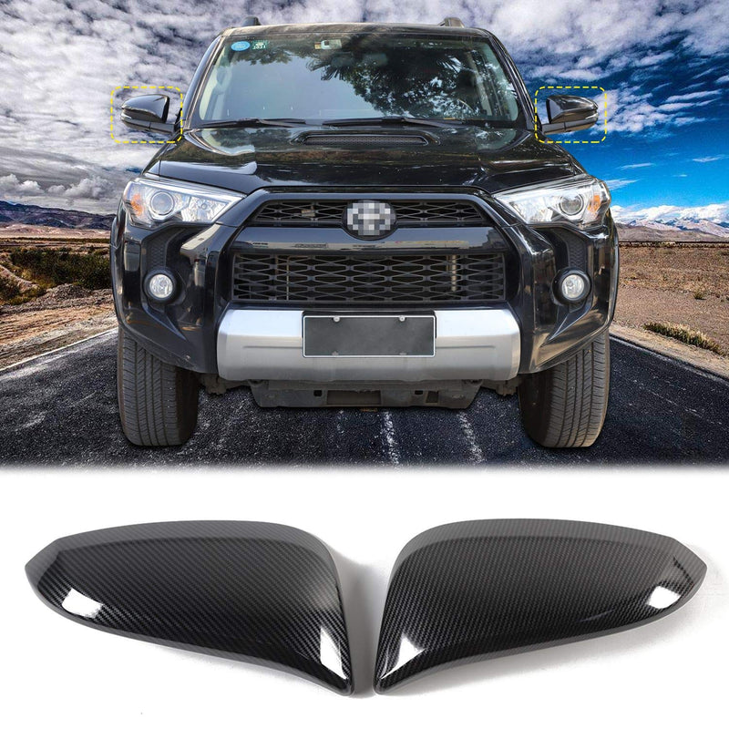  [AUSTRALIA] - JeCar Door Side Rearview Mirror Cover Trim for Toyota 4runner SUV 2017 2018 2019 2020 (Carbon Fiber Pattern) Carbon Fiber Pattern