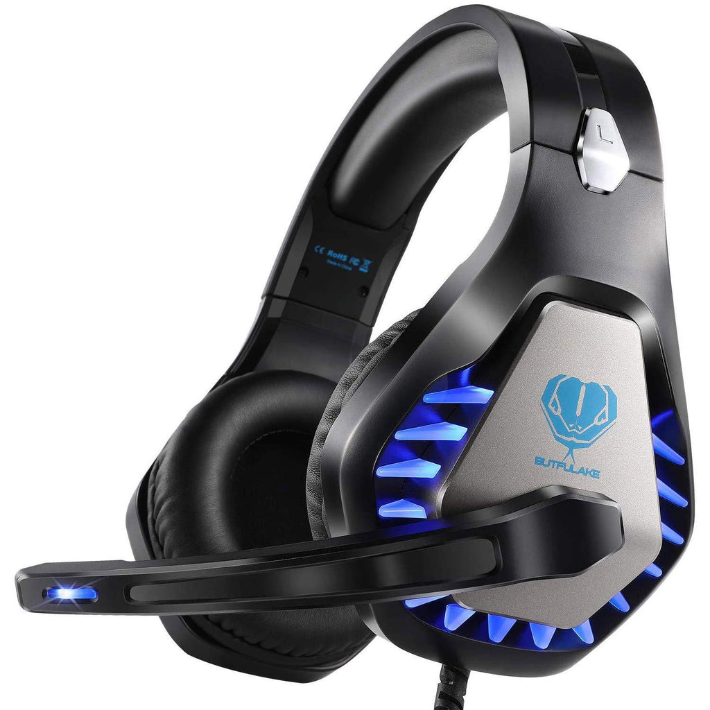 ENVEL Noise Cancelling Gaming Headset with 7.1 Surround Sound Stereo for PS4/Nintendo eShop Switch,Omnidirectional Microphone Vibration LED Light Compatible with Mac/PC/Laptop/Mac/PS3 Camo (Black) Black - LeoForward Australia