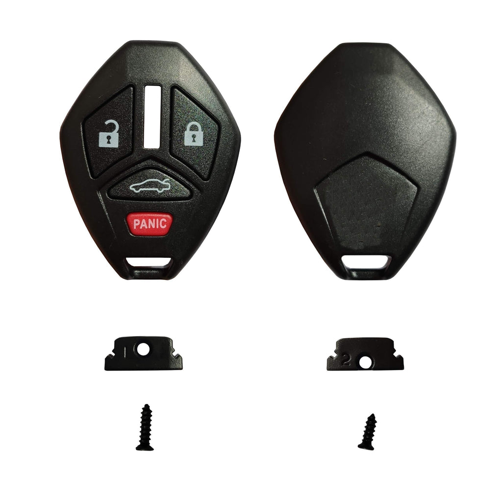  [AUSTRALIA] - 3+1 Buttons Replacement for Key Fob Shell Keyless Entry Remote Mitsubishi Key Case with Screwdriver Fit for Mitsubishi Eclipse Galant Lancer Outlander