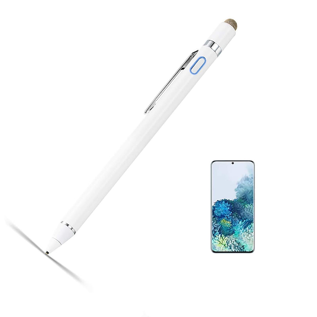 Stylus for Smsung Galaxy S20, S20+ Pencil, EVACH Rechargeable Digital Pencil with 1.5mm Ultra Fine Tip Stylus Pen for Smsung Galaxy S20, S20+, White - LeoForward Australia