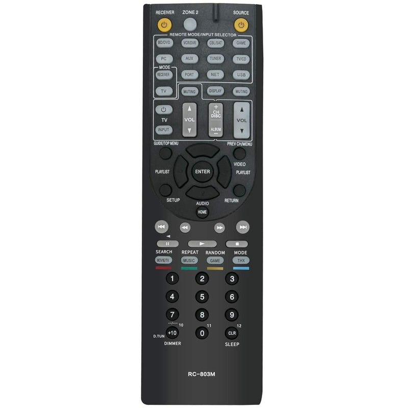 ALLIMITY RC-803M Replaced Remote Control Fit for Onkyo AV Receiver HTS7409 HTS8409 TX-NR609 - LeoForward Australia